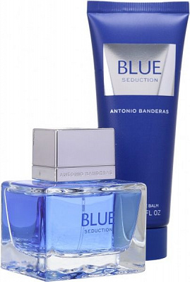 Набір для чоловіків Antonio Banderas Blue Seduction Men (туалетна вода + бальзам після гоління)