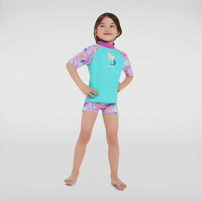 Набор для плавания Speedo PRT SUNT SET IF 811882G745 р.3YRS бирюзовый