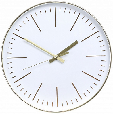 Часы настенные Сиквелл золотая рамка 30,5х30,5х4,3 см