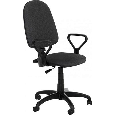 Крісло AMF Art Metal Furniture Практик АМФ-1 А-14 сіро-чорний