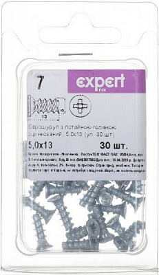Еврошуруп 5,0х13 мм 30 шт.