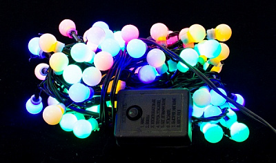 Декоративная гирлянда Джаз Лайт LD200-GM-BO встроенный светодиод (LED) 200 ламп 20 м 