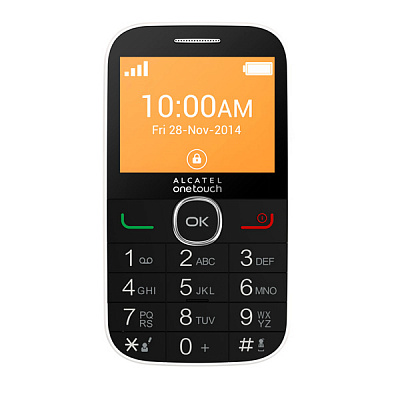 Телефон мобильный Alcatel One Touch 2004G white