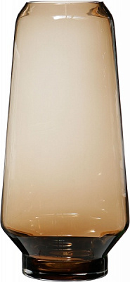 Ваза топазовая Левел 50 см Wrzesniak Glassworks