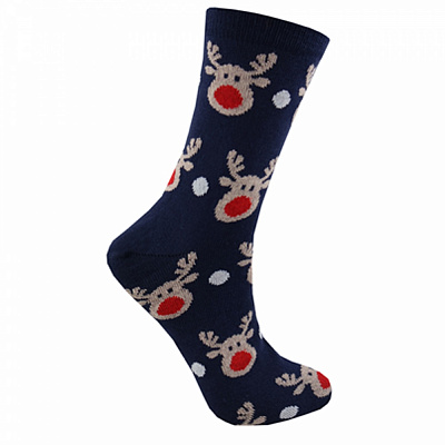 Носки детские унисекс Premier Socks Новый год Олени р. 23-25 синий