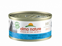 Консерва для взрослых котов Almo Nature HFC Jelly со скумбрией