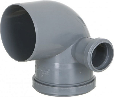 Коліно Інсталпласт 110х50х90 L