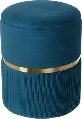 Сундук-пуф Bernard 36х36х44см изумрудный 