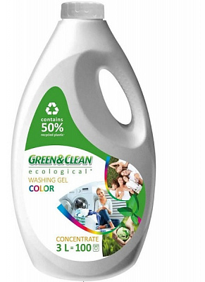 Гель для машинной стирки Green&Clean Color 3 л