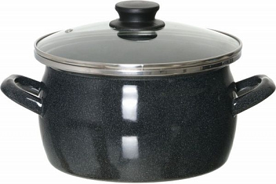 Каструля з кришкою Мрамор 4 л 2430112 Omelia