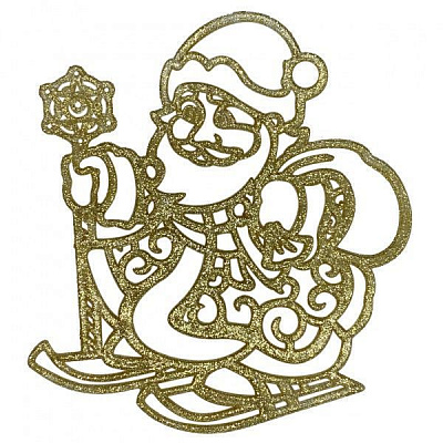 Подвеска MISLT Дед Мороз Santa003 3 см