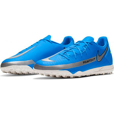Бутсы Nike Phantom GT Club TF CK8469-400 р. US 8 черный