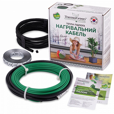 Нагревательный кабель Thermogreen TGCT15 300W 15 м