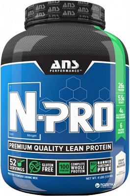Протеин ANS N-PRO US молочный шейк с молочной ванилью 1800 г 