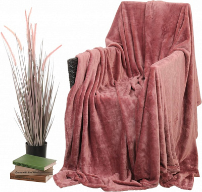 Плед Nostalgia Rose 200x220 см розовый La Nuit 