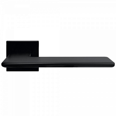 Ручка на розетці Comit Element R ф/з (роз 6 мм) матовий чорний