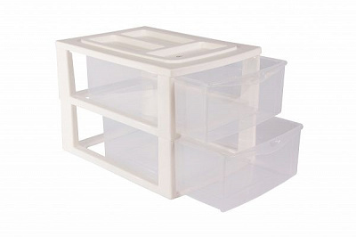 Комод-органайзер полипропиленовый Heidrun 1517 Professional белый 260x270x380 мм