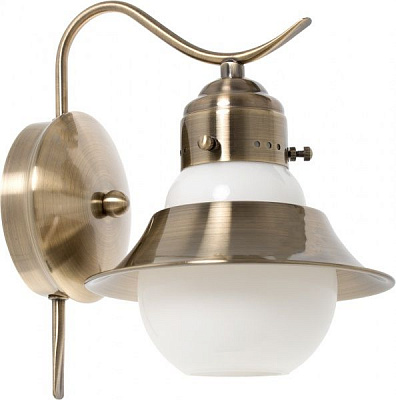 Бра Интеркласс НББ 01-ХХ-154 1x60 Вт E27 бронзовый 1258/B/1W 