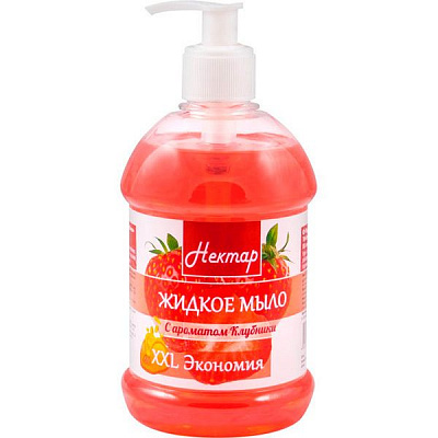 Мыло жидкое Нектар Клубника 500 мл