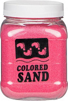 Пісок мармуровий Рожевий 0,2-0,5 мм 650 г (3017)