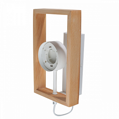 Бра LIGHT SET PL KARPATY металл/дерево 12 Вт GX53 белый
