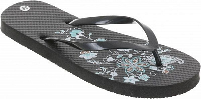 Шлепанцы Spring flowers р. 38 черный