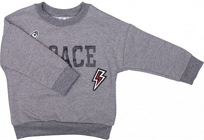 Джемпер Luna Kids р.122 серый меланж 103552 