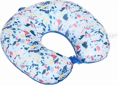 Подушка дорожная Confetti Blue Luna 30x30 см разноцветный