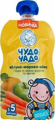 Пюре Чудо Чадо Яблуко-морква-айва