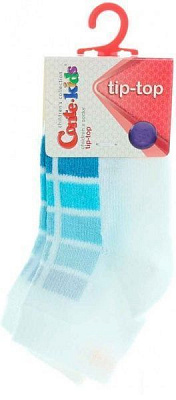 Шкарпетки дитячі Conte-Kids TIP-TOP 217 р.8 біло-бірюзовий