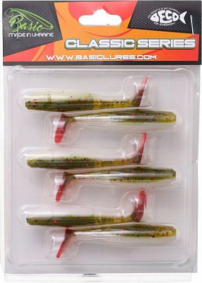 Приманка рыболовная Basic Lures 65 мм 6 шт. CLASSIC SHAD 2.5 коричневый