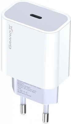 Зарядний пристрій Grand-X CH-770 20W PD 3.0 USB-C для Apple iPhone и Android QC4.0,FCP,AFC