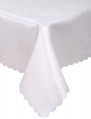 Скатертина Dertsiz прямокутна 110x160 см кремовий Karna