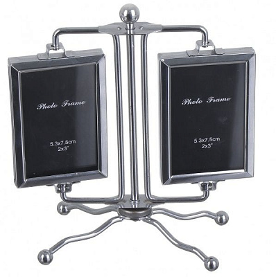 Рамка для фото Foshan 2 шт. 5x7,5 см серый 