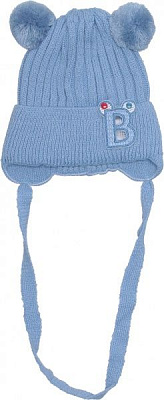 Шапочка дитяча для хлопчика Luna Kids р.40 синьо-блакитний 2187