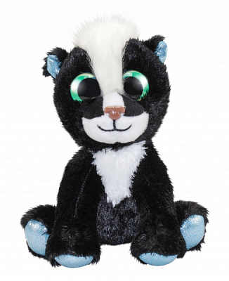 Мягкая игрушка Lumo Stars Скунс Stinky 15 см черный 55944