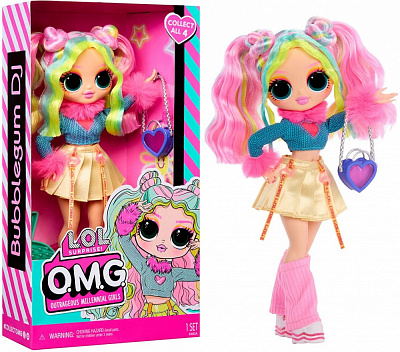 Кукла L.O.L. SURPRISE! серии OMG Entry DJ Баблгам 595649