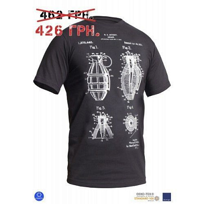 Футболка P1G [1223] Graphite M р. M Graphite 