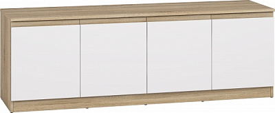 Комод Грейд Эстер 4д 1600x540x442 мм дуб сонома /белый 