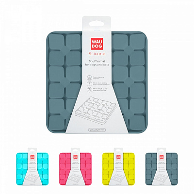Коврик Waudog Silicone 205х205х17 мм серый