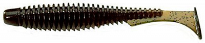Приманки для ловлі риби FishUp U-Shad 2 50 мм 10 шт. #043 - Watermelon Brown/Black
