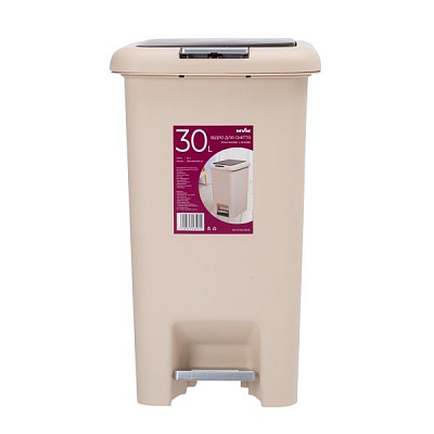 Відро MVM BIN-01 бежевий 30 л бежевий BIN-01 30L Beige