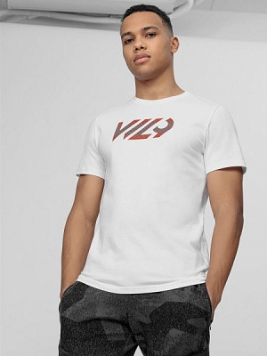 Футболка 4F D4L21-TSM505-10S р.M білий