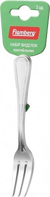 Набор коктейльных вилок 3 шт. Simple Flamberg