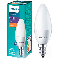 Лампа світлодіодна Philips ESS 6.5 Вт B35 матова E14 220 В 2700 К 
