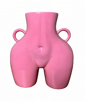 Ваза керамическая Nana ceramics Ким 25 см розовый глянец 