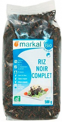 Рис Markal черный длиннозерный тайский 500г 3329485551201 