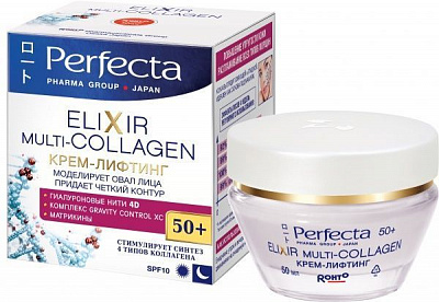 Крем день-ніч Perfecta Perfecta Elixir Multi-Collagen 50+ 50 мл