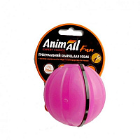 Игрушка для собак AnimAll мяч фиолетовый 7 см