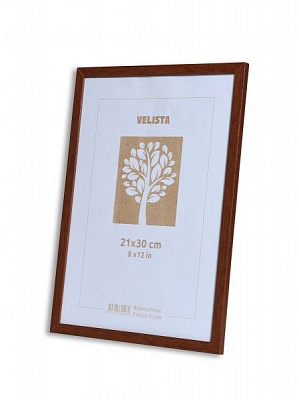 Рамка для фотографии со стеклом Velista 10BW-863195v 21х30 см коричневый 